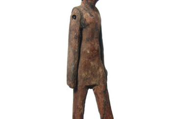 A nice Egyptian wood figure of man, Middle Kingdom