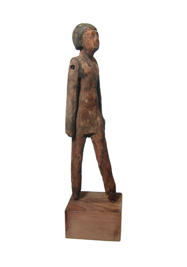 A nice Egyptian wood figure of man, Middle Kingdom