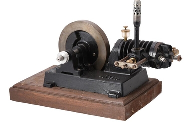 A well engineered model of 'The Pioneer' a horizontal air cooled stationary engine