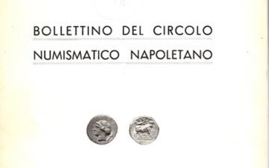 A.A.V.V. Bollettino del Circolo Numismatico Napoletano gennaio-dicembre 1968. Napoli, 1968....
