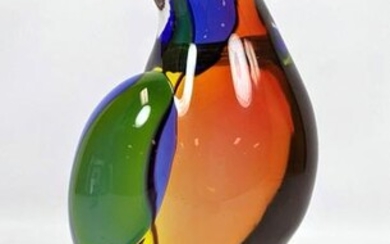 ARCHIMEDE SEGUSO Murano Art Glass Bird Sculpture