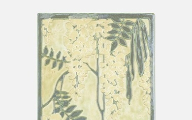 Adelaide Robineau, Rare wisteria tile