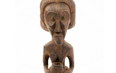 African Congo Luba Kabila Maternity FIgure Sculpture