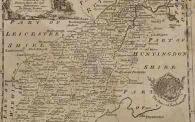 After Emanuel Bowen (1693-1767) British. "Northampton