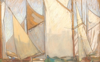 Alexander Graham Munro R.S.W. (1903 - 1985) Framed pastel - ...