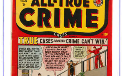 All-True Crime #33 (Atlas, 1949) CGC FN/VF 7.0 Off-white...