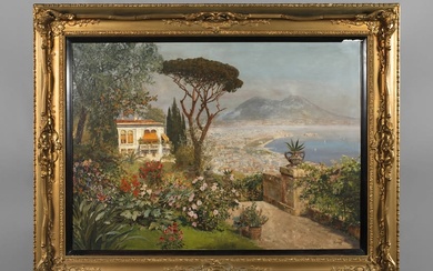 Alois Arnegger, attr., Blick über den Golf von Neapel