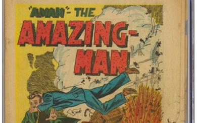 Amazing-Man Comics #12 (Centaur, 1940) CGC "No Grade" Off-white...
