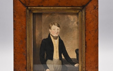 American or English School - Portrait of a Youth