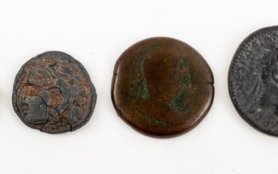 Ancient Roman Bronze Coins, 4