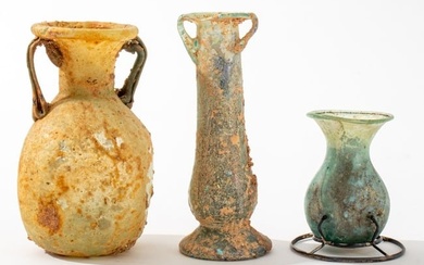 Ancient Roman Glass Vases, 3