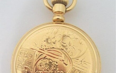 Antique 14K Gold CAMDEN Ladies Pocket watch c.1920s