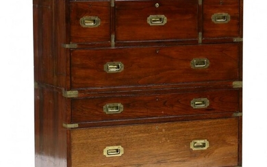 Antique English Butler's Campaign Chest
