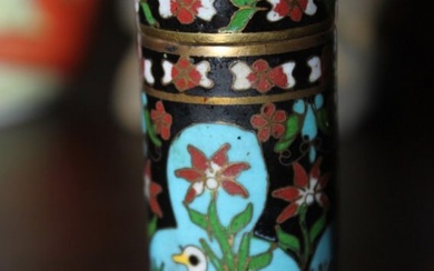 Antique/ Vintage Chinese Cloisonne Small Container