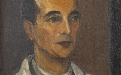 Antonio Corpora (Tunisi 1909 - Roma 2004) Virile figure, 1946