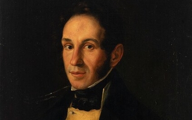 Attributed to LEONARDO ALENZA Y NIETO (Madrid, 1807 - 1845). "Portrait of a Gentleman. Oil...