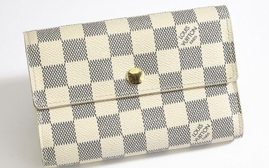 Authentic Louis Vuitton Damier Azur Trifold Wallet