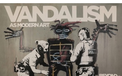 *BANKSY x BASQUIAT 'Vandalism as Modern Art' 2018, 'Beyond ...