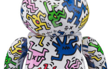 BE@RBRICK (2001), Keith Haring #1 1000% (2017)