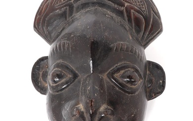 Bamileke Carved Face Mask