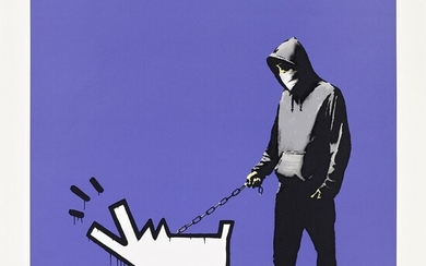 Banksy, Choose Your Weapon (Dark Purple)