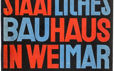 Bauhaus - Staatliches Bauhaus Weimar 1919-1923. Publié par le Staatliches Bauhaus et Karl Nierendorf. Avec...