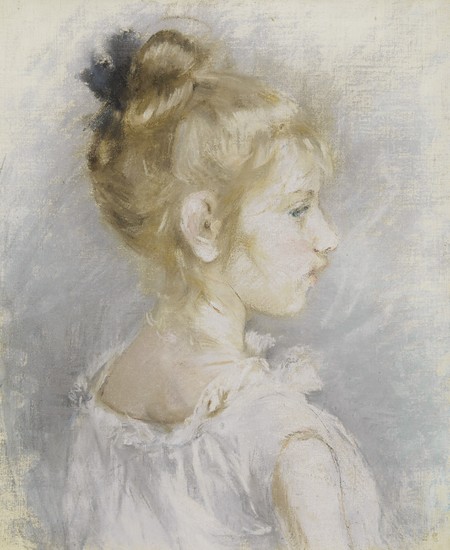 Berthe Morisot (1841-1895), Portrait de Blanche Pontillon