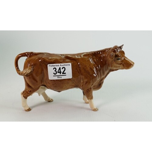 Beswick Limousin Cow 2075B: BCC98, boxed