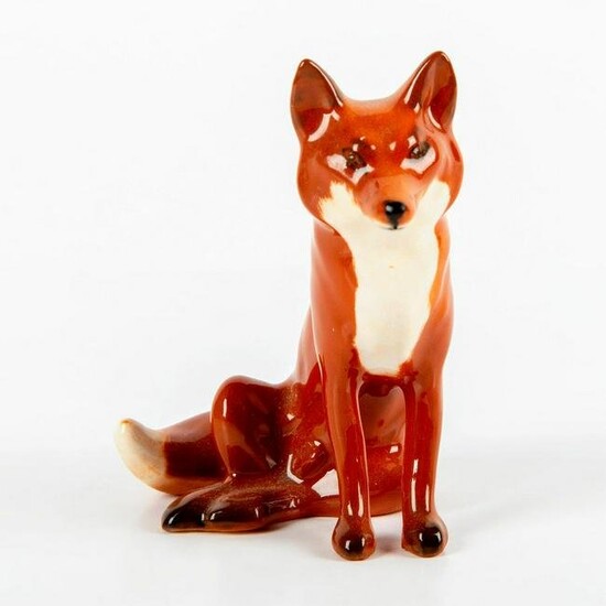 Beswick Porcelain Animal Figurine, Seated Fox