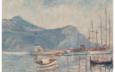Blanche Hoschedé-Monet (1865-1947), Les bateaux au port