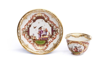 Bowl with saucer, Meissen 1723/25 | Koppchen mit Unterschale, Meissen 1723/25
