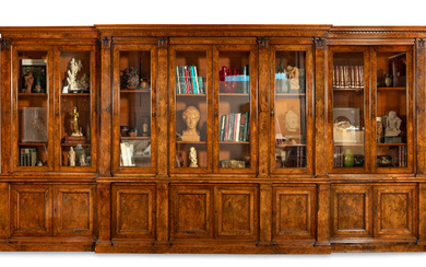 Breakfront bookcase HOLLAND & SONS (1803–1942); Inglaterra, ca