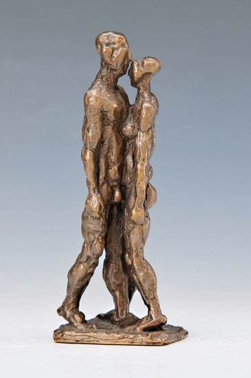 Bronze sculpture, monogr. K, date 1982, number....