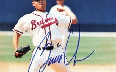 Bruce Chen Signed 8x10 Atlanta Braves (JSA SS49855)