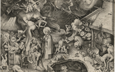 Bruegel d. Ä., Pieter - nach (um 1525-1569 Brüssel)Der hl. Jakob und der Zauberer Hermogenes