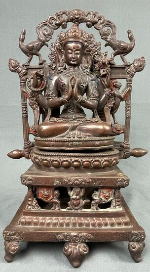 Buddha. Probably Tibet, China antique.