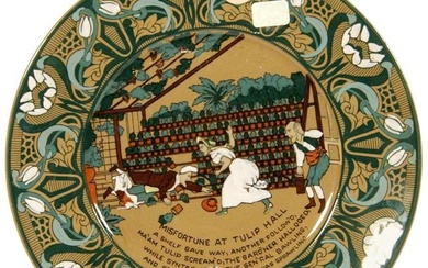 Buffalo Pottery Deldare "Misfortune at Tulip Hall" Plate