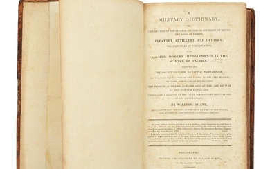 CHARLESTON HUSSAR'S COPY OF DUANE'S 1810 MILITARY