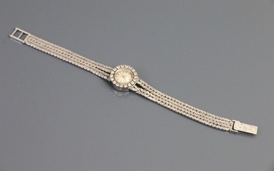 CHILEA Montre bracelet de dame en or gris... - Lot 42 - Art-Valorem