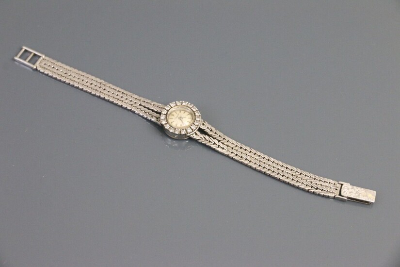 CHILEA Montre bracelet de dame en or gris... - Lot 42 - Art-Valorem