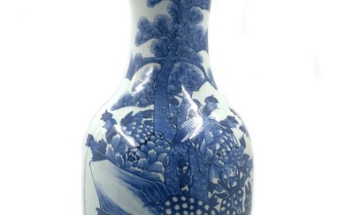 CHINE, fin du XIXe siècle Grand vase balustre... - Lot 242 - Pescheteau-Badin