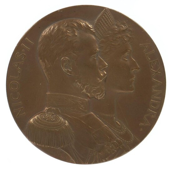 COLLECTION OF FRENCH BRONZE COMMEMORATIVE MEDALS
