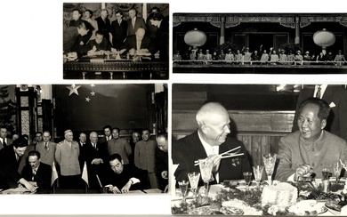[China]. Anonymous (20th cent.). (Khrushchev and Mao at the dining...