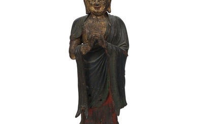Chinese Bronze Buddha Bodhisattva Temple Sculpture