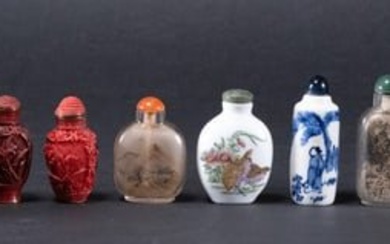 Chinese Snuff Bottle Collection Grouping