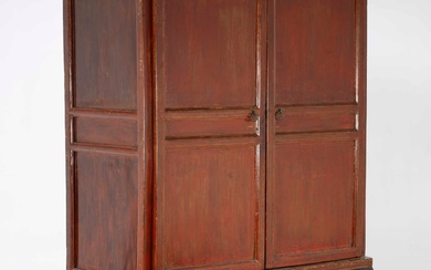 Chinese armoire of lacquered wood, Shanxi province, last half of the 19th century