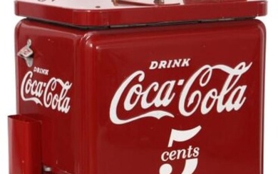 Coca-Cola 5 Cent Spin Top Cooler
