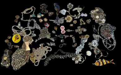 Collection Vintage Rhinestone & Crystal Jewelry and Accessories, SWAROVSKI , NAPIER