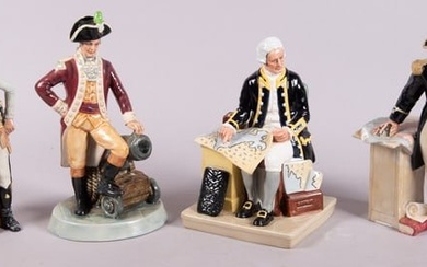 Collection of Four Royal Doulton Porcelain Military Figurines