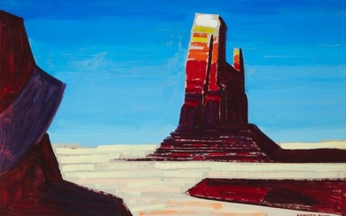 Conrad Buff (1886-1975), Desert landscape
